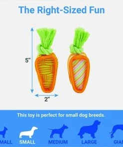 Frisco Easter Carrot Plush Squeaky Dog Toy, 2 pack 6 Frisco Easter Carrot Plush Squeaky Dog Toy, 2 pack -PetNest Shop 306954 PT1. SY630 V1642441393