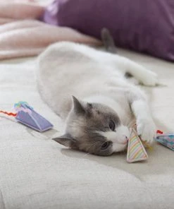 Frisco Easter Party Hat Kickers Cat Toy with Catnip, 3 count -PetNest Shop 306960 PT3. SY630 V1642440777