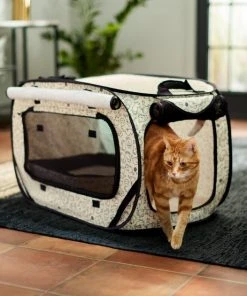 Frisco Collapsible Cat Cage, Litter Box, & Mat -PetNest Shop 306999 PT6. SY630 V1634830497