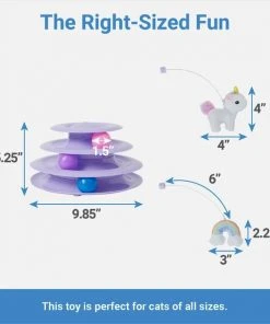 Frisco Unicorn & Rainbow Cat Tracks Cat Toy with Catnip -PetNest Shop 308891 PT1. SY630 V1642528985