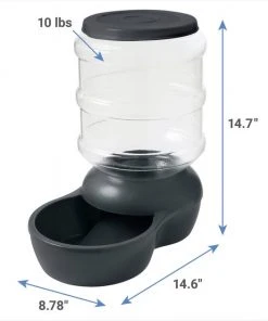 Frisco Wide Mouth Gravity Feeder, 10 lb -PetNest Shop 308943 PT1. SY630 V1634218914