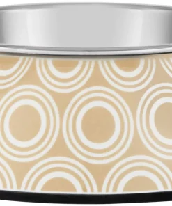 Frisco Circle Design Stainless Steel Dog & Cat Bowl