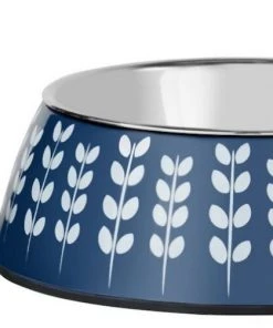 Frisco Leaf Design Stainless Steel Dog & Cat Bowl, Blue -PetNest Shop 311979 PT5. SY630 V1642543800 scaled