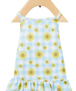 Frisco Sunflower Gingham Dog & Cat Dress -PetNest Shop 312120 PT3. SY630 V1644424451