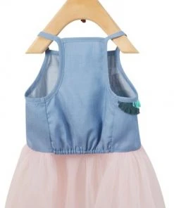 Frisco Rainbow Denim Dog & Cat Dress -PetNest Shop 312144 PT4. SY630 V1644531411