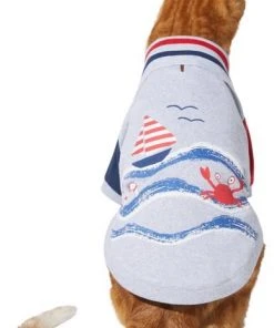 Frisco Nautical Polo Dog & Cat Shirt -PetNest Shop 312160 PT2. SY630 V1644532077