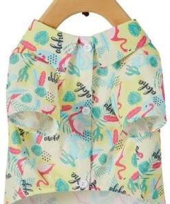 Frisco Flamingo Camp Dog & Cat Shirt -PetNest Shop 312176 PT4. SY630 V1644526122