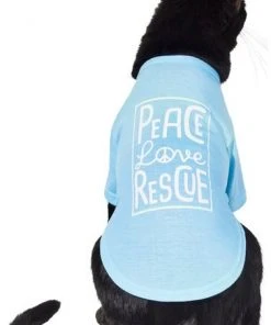 Frisco Peace Love Rescue Dog & Cat T-Shirt -PetNest Shop 315067 PT2. SY630 V1646349430