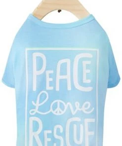 Frisco Peace Love Rescue Dog & Cat T-Shirt -PetNest Shop 315067 PT4. SY630 V1646347086