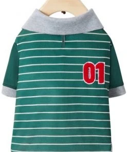 Frisco Green Rugby Dog & Cat Polo Shirt -PetNest Shop 315083 PT4. SY630 V1646435794