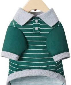 Frisco Green Rugby Dog & Cat Polo Shirt -PetNest Shop 315083 PT5. SY630 V1646437428