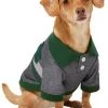 Frisco Green Striped Polo Dog & Cat Shirt -PetNest Shop 315091 MAIN. SY630 V1646438584