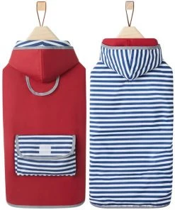 Frisco Red Reversible Packable Dog Raincoat -PetNest Shop 315108 PT4. SY630 V1646434305