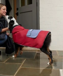 Frisco Red Reversible Packable Dog Raincoat -PetNest Shop 315108 PT8. SY630 V1646438056