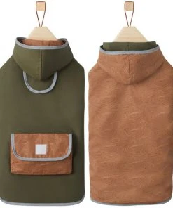 Frisco Olive Reversible Packable Dog Raincoat 13 Frisco Olive Reversible Packable Dog Raincoat -PetNest Shop 315116 PT4. SY630 V1646432195