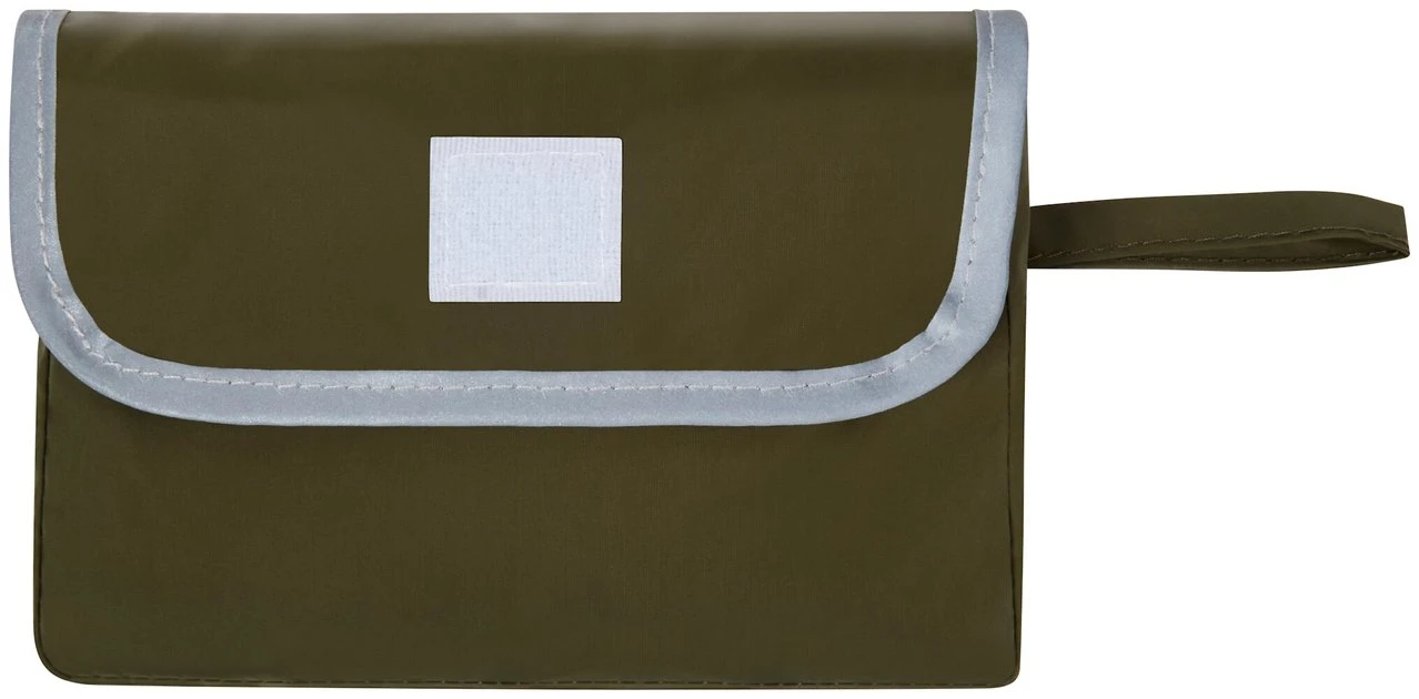 Frisco Olive Reversible Packable Dog Raincoat 9 Frisco Olive Reversible Packable Dog Raincoat - Image 7