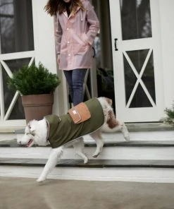 Frisco Olive Reversible Packable Dog Raincoat 17 Frisco Olive Reversible Packable Dog Raincoat -PetNest Shop 315116 PT8. SY630 V1646435907