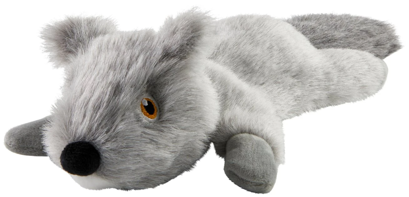 Frisco Fur Really Real Squirrel Plush Laying Squeaky Dog Toy 3 Frisco Fur Really Real Squirrel Plush Laying Squeaky Dog Toy