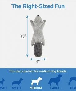 Frisco Fur Really Real Squirrel Plush Laying Squeaky Dog Toy 6 Frisco Fur Really Real Squirrel Plush Laying Squeaky Dog Toy -PetNest Shop 316935 PT1. SY630 V1641400913