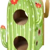 Frisco Cactus Cardboard Cat House, 2-Story -PetNest Shop 317725 MAIN. SY630 V1642086427