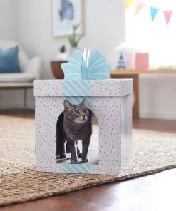 Frisco Birthday Gift Box Cardboard Cat House 9 Frisco Birthday Gift Box Cardboard Cat House -PetNest Shop 317727 PT3. SY630 V1642099343