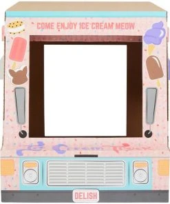 Frisco Ice Cream Truck Cardboard Cat House, 2-Story -PetNest Shop 317729 PT2. SY630 V1642088379