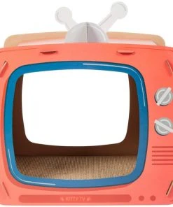 Frisco TV Set Cardboard Cat House -PetNest Shop 317731 PT2. SY630 V1642088474
