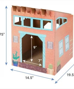 Frisco Southwestern House Cardboard Cat House -PetNest Shop 317739 PT1. SY630 V1642691119