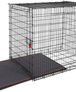 Frisco XX-Large Heavy Duty Enhanced Lock Double Door Wire Dog Crate, Fold & Carry Wire Dog Crate & Mat Kit, 54" -PetNest Shop 318116 PT4. SY630 V1634155019