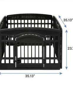 Frisco 4-Panel Plastic Exercise Playpen, Black + Dog Training & Potty Pads, 22 x 23-in, 150 count, Unscented 13 Frisco 4-Panel Plastic Exercise Playpen, Black + Dog Training & Potty Pads, 22 x 23-in, 150 count, Unscented -PetNest Shop 318956 PT2. SY630 V1630366894