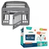 Frisco 4-Panel Plastic Exercise Playpen, Gray + Dog Training & Potty Pads, 22 x 23-in, 150 count, Unscented 1 Frisco 4-Panel Plastic Exercise Playpen, Gray + Dog Training & Potty Pads, 22 x 23-in, 150 count, Unscented -PetNest Shop 318958 MAIN. SY630 V1630362096