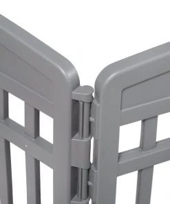 Frisco 4-Panel Plastic Exercise Playpen, Gray + Dog Training & Potty Pads, 22 x 23-in, 150 count, Unscented -PetNest Shop 318958 PT1. SY630 V1630362368