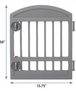 Frisco 4-Panel Plastic Exercise Playpen, Gray + Dog Training & Potty Pads, 22 x 23-in, 150 count, Unscented -PetNest Shop 318958 PT3. SY630 V1630365418