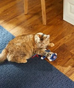 Frisco||Pets First Frisco Baseball Bear Plush and Crinkle Kicker Toy + Pets First Chicago Cubs Baseball Cat Scratcher Toy with Catnip -PetNest Shop 318986 PT3. SY630 V1630363596
