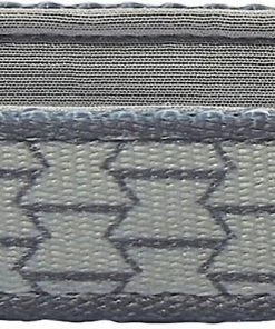 Frisco Outdoor Comfort Print Nylon Padded Collar, Large, Neck: 18 -26-in, Width: 1-in + Outdoor Ultra Reflective Rope Leash With Padded Handle, Stone Gray, 6 - ft -PetNest Shop 319072 PT2. SY630 V1631142678