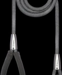 Frisco Outdoor Comfort Print Nylon Padded Collar, Medium - Neck: 14-20-in, Width: 3/4-in + Outdoor Ultra Reflective Rope Leash With Padded Handle, Stone Gray, 6 - ft -PetNest Shop 319080 PT7. SY630 V1631154376