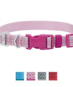 Frisco Outdoor Frisco Nylon Collar, Shadow Purple, Medium-Neck: 14-20-in, Width: 3/4-in + Rope Leash With Padded Handle, Boysenberry Purple, 6-ft -PetNest Shop 319112 PT1. SY630 V1631149600