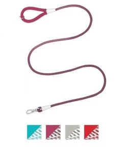 Frisco Outdoor Frisco Nylon Collar, Shadow Purple, Medium-Neck: 14-20-in, Width: 3/4-in + Rope Leash With Padded Handle, Boysenberry Purple, 6-ft -PetNest Shop 319112 PT5. SY630 V1631141768