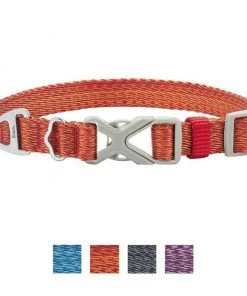 Frisco Outdoor Heathered Nylon Collar, Flamepoint Orange, Small - Neck: 10-14-in, Width: 5/8-in + Dog Leash, Flamepoint Orange, Small - Length: 6-ft, Width: 5/8-in -PetNest Shop 319122 PT1. SY630 V1631138786