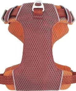 Frisco Outdoor Lightweight Ripstop Nylon Harness, Flamepoint Orange, Small, Neck: 13 to 19-in, Girth: 16 to 22-in + Heathered Dog Leash, Flamepoint Orange, Small - Length: 6-ft, Width: 5/8-in -PetNest Shop 319160 PT2. SY630 V1631151086