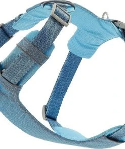 Frisco Outdoor Lightweight Ripstop Nylon Harness, River Blue, Extra Large, Neck: 22 to 34-in, Girth: 32 to 44-in + Heathered Dog Leash, River Blue, Large - Length: 6-ft, Width: 1-in -PetNest Shop 319164 PT3. SY630 V1631158273