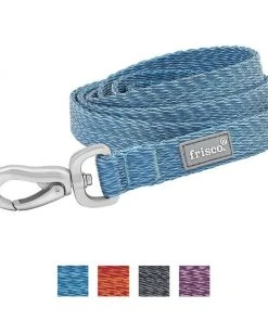 Frisco Outdoor Lightweight Ripstop Nylon Harness, River Blue, Large, Neck: 18 to 28-in, Girth 24 to 34-in + Heathered Dog Leash, River Blue, Large - Length: 6-ft, Width: 1-in -PetNest Shop 319168 PT6. SY630 V1631143888