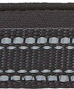 Frisco Outdoor Premium Ripstop Nylon Harness with Pocket, Midnight Black, XL - Girth: 32-44-in + Reflective Comfort Padded Dog Collar, Midnight Black, LG, Neck: 18 -26-in, Width: 1-in -PetNest Shop 319304 PT6. SY630 V1631158591