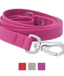 Frisco Outdoor Solid Textured Waterproof Stink Proof PVC Collar, Boysenberry Purple, Small - Neck: 10½14-in, Width: 5/8-in + Dog Leash, Boysenberry Purple, Small - Length: 6-ft, Width: 5/8-in -PetNest Shop 319338 PT5. SY630 V1631144168
