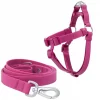 Frisco Outdoor Solid Textured Waterproof Stink Proof PVC Harness, Boysenberry Purple, Medium, Neck: 16 to 22-in, Girth: 19 to 29-in + Dog Leash, Boysenberry Purple, Medium - Length: 6-ft, Width: 3/4-in -PetNest Shop 319358 MAIN. SY630 V1631160971