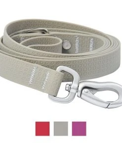 Frisco Outdoor Solid Textured Waterproof Stink Proof PVC Harness, Storm Gray, Small, Neck: 14 to 19-in, Girth: 16 to 23-in + Dog Leash, Storm Gray, Small - Length: 6-ft, Width: 5/8-in -PetNest Shop 319368 PT6. SY630 V1631140000