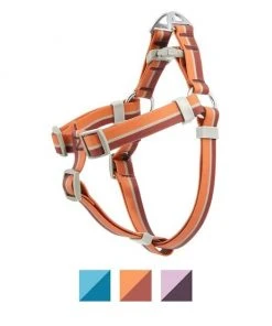 Frisco Outdoor Two Tone Waterproof Stinkproof PVC Harness, Flamepoint Orange,Extra Large, Neck: 22 to 33-in, Girth: 32 to 44-in + Outdoor Two Tone Waterproof Stinkproof PVC Harness, Shadow Purple, Large, Neck: 19 to 27-in, Girth: 23 to 36-in -PetNest Shop 319386 PT1. SY630 V1630617682