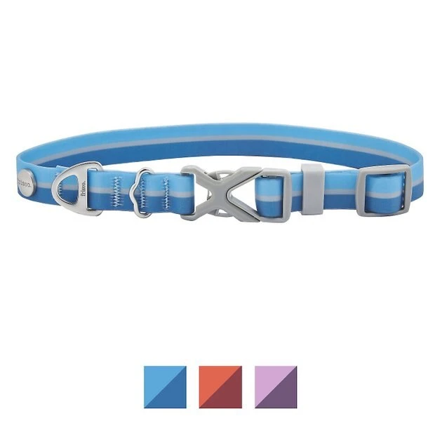 Frisco Outdoor Two Tone Waterproof Stinkproof PVC Harness, River Blue, Medium, Neck: 16 to 22-in, Girth: 19 to 29-in + Dog Collar, River Blue, Medium - Neck: 14½-20-in, Width: 3/4-in 8 Frisco Outdoor Two Tone Waterproof Stinkproof PVC Harness, River Blue, Medium, Neck: 16 to 22-in, Girth: 19 to 29-in + Dog Collar, River Blue, Medium - Neck: 14½-20-in, Width: 3/4-in - Image 6