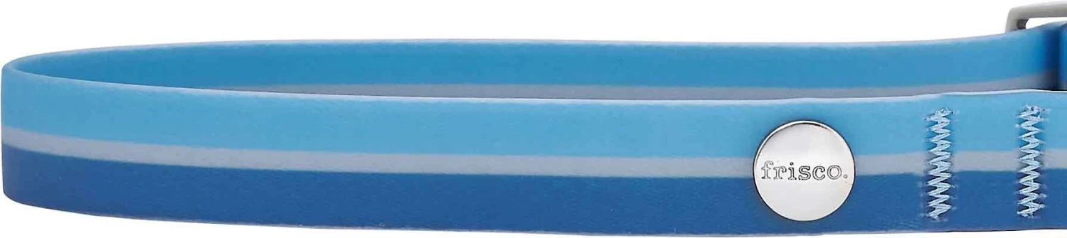 Frisco Outdoor Two Tone Waterproof Stinkproof PVC Harness, River Blue, Medium, Neck: 16 to 22-in, Girth: 19 to 29-in + Dog Collar, River Blue, Medium - Neck: 14½-20-in, Width: 3/4-in 9 Frisco Outdoor Two Tone Waterproof Stinkproof PVC Harness, River Blue, Medium, Neck: 16 to 22-in, Girth: 19 to 29-in + Dog Collar, River Blue, Medium - Neck: 14½-20-in, Width: 3/4-in - Image 7