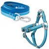 Frisco Outdoor Two Toned Waterproof Stink Proof PVC Leash, River Blue, Large - Length: 6-ft, Width: 1-in + Dog Harness, River Blue, Large, Neck: 19 to 27-in, Girth: 23 to 36-in -PetNest Shop 319440 MAIN. SY630 V1631160113